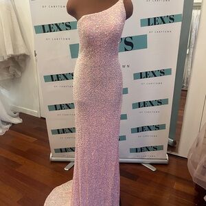 La Femme Blush Pink Gown